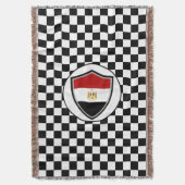 Couverture Egyptian flag throw (devant Vertical)