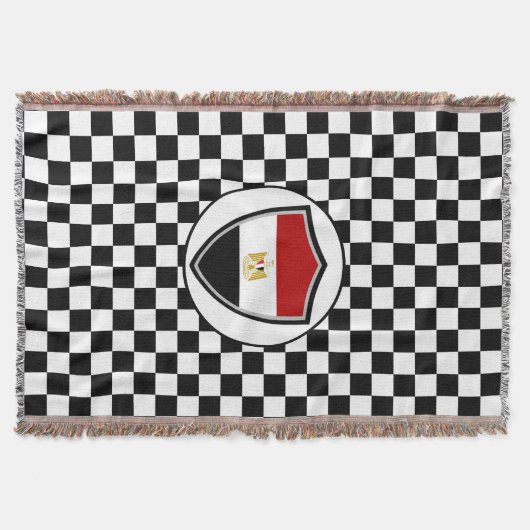 Couverture Egyptian flag throw (Devant)