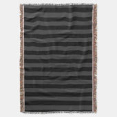 Couverture Elagnat Black & Smoky Black Vertical Stripes (devant Vertical)