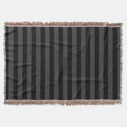 Couverture Elagnat Black & Smoky Black Vertical Stripes (Devant)