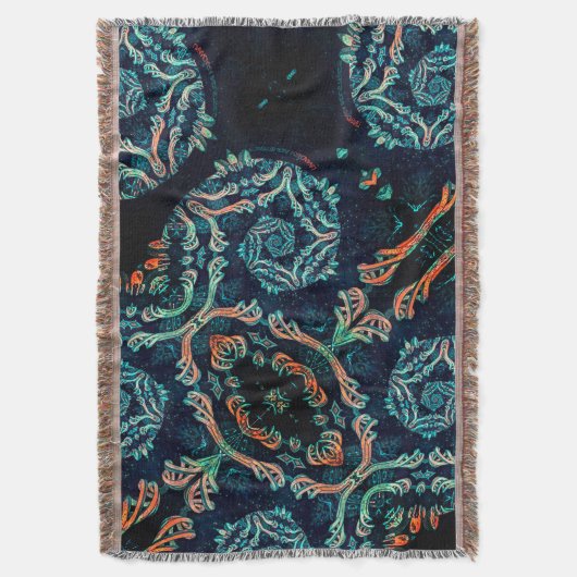 Couverture Élégance fractale foncée (devant Vertical)