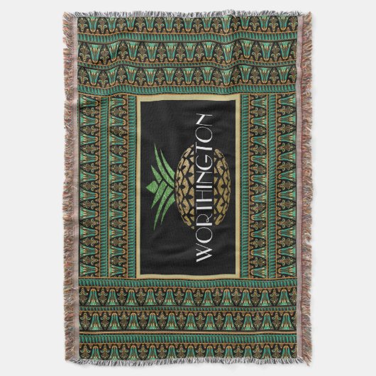 Couverture Élégant ananas Customisé (devant Vertical)