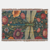 Couverture Elegant art nouveau Autumn floral Dragonfly (Devant)