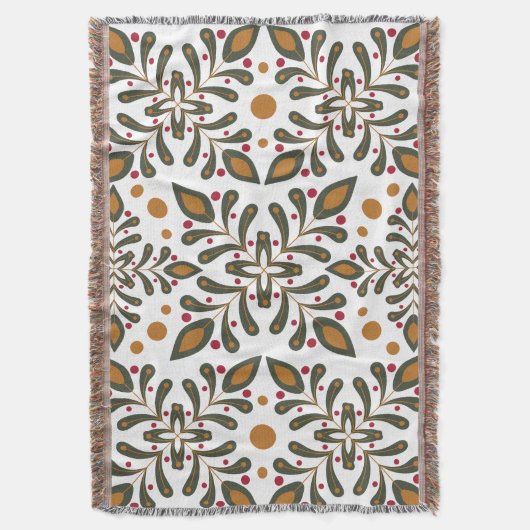 Couverture Élégant Boho Throw Blanket (devant Vertical)