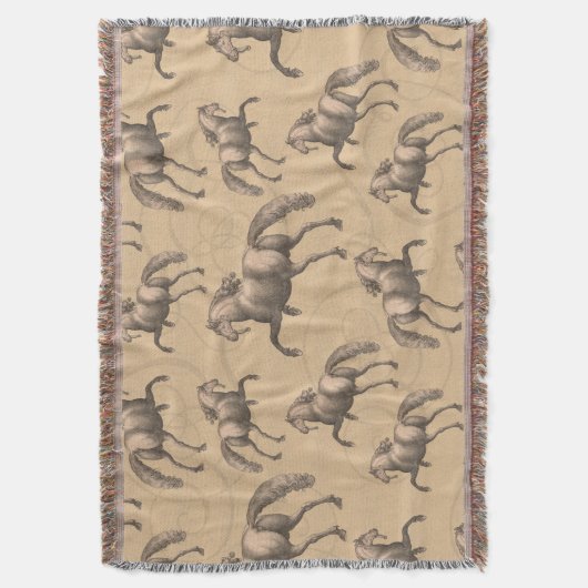 Couverture Élégant cheval espagnol Galloping (devant Vertical)