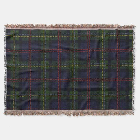 Couverture Élégant Classique Rustique Tartan Malcolm Carreaux (Devant)