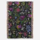 Couverture Elégant croquis de fleurs plusieurs traits lancer  (devant Vertical)