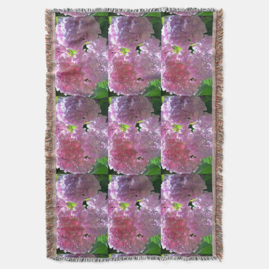 Couverture Elégant flores rose douce hydrangée rose rose (devant Vertical)