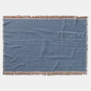 Couverture Élégant grain de bois bleu