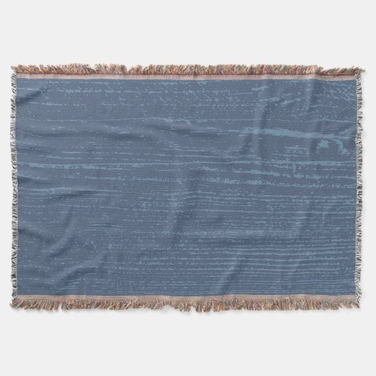 Couverture Élégant grain de bois bleu (Devant)