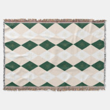 Élégant Motif arlequin de Noël avec flocon de neig