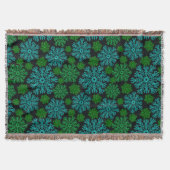 Couverture Élégant Motif d'hiver de Snowflakes (Devant)