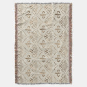 Couverture Élégant motif Fleur de lis - or pastel (devant Vertical)