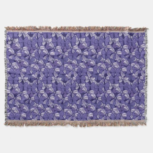 Couverture Élégant Motif pourpre (Devant)