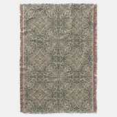 Couverture Élégant ornement Motif vert foncé (devant Vertical)