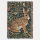 Couverture Élégant rétro boho lapin floral forestier (devant Vertical)