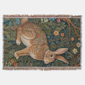 Couverture Élégant rétro boho lapin floral forestier (Devant)