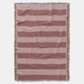 Couverture Elégant Rose en soie et Motif rayé rose pâle (devant Vertical)