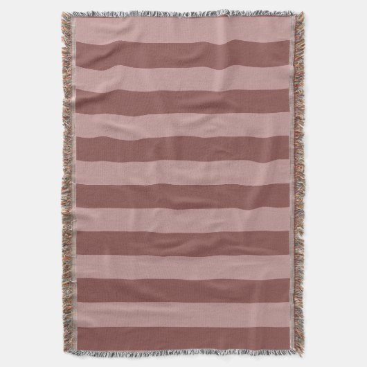 Couverture Elégant Rose en soie et Motif rayé rose pâle (devant Vertical)