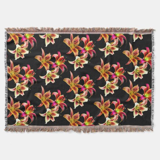 Couverture Elégant trio de jours roses jaunes Floral (Devant)