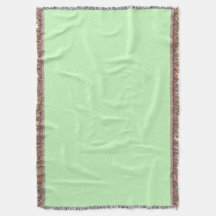 Élégant vert pastel Minimaliste et chic Blanket