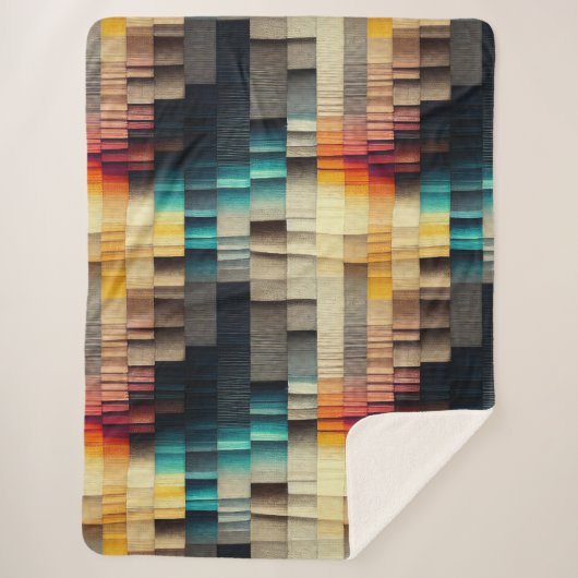 Couverture élégante motif tissée (Devant)