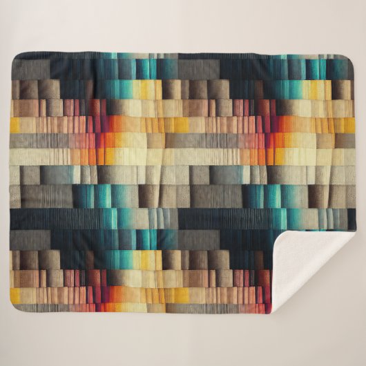 Couverture élégante motif tissée (Devant (Horizontal))