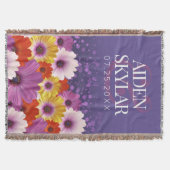 Couverture Élégantes marguerites avec Parties scintillant vio (Devant)