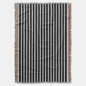 Couverture Élégantes rayures noir et blanc moderne élégant (devant Vertical)