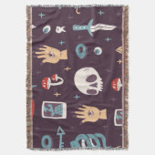 Couverture Éléments magiques : crâne, tarot sans soudure (devant Vertical)
