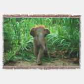 Couverture Éléphant et herbe (Devant)