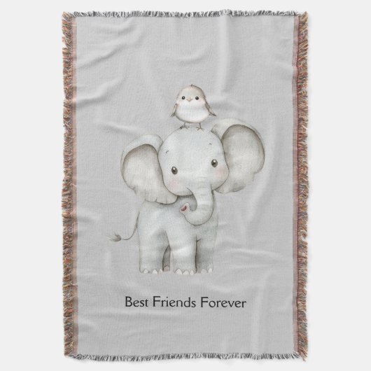 Couverture Éléphant et oiseau meilleurs amis (devant Vertical)