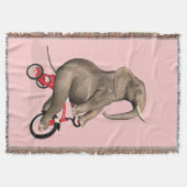 Couverture Eléphant Gentil À Tricycle (Devant)