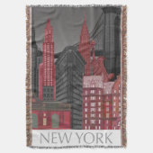 Couverture Élévations de New York par nuit - Rouge (devant Vertical)