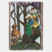 Couverture Elfe de fantasy archer Vizsla forêt enchantée (devant Vertical)