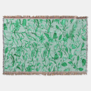 Couverture Emerald Green sur support de texture sculptée