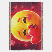 Couverture Emoji Bisou : Amour et Cœurs Art (devant Vertical)