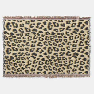 Couverture Empreinte de léopard Tan