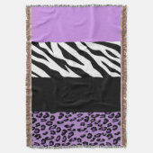 Couverture Empreinte de léopard, Zebra Print, Poster de anima (devant Vertical)