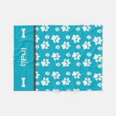 Couverture Empreinte de patte Chien Chien Chien Pe (Devant (Horizontal))