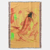 Couverture empreinte de poisson (devant Vertical)