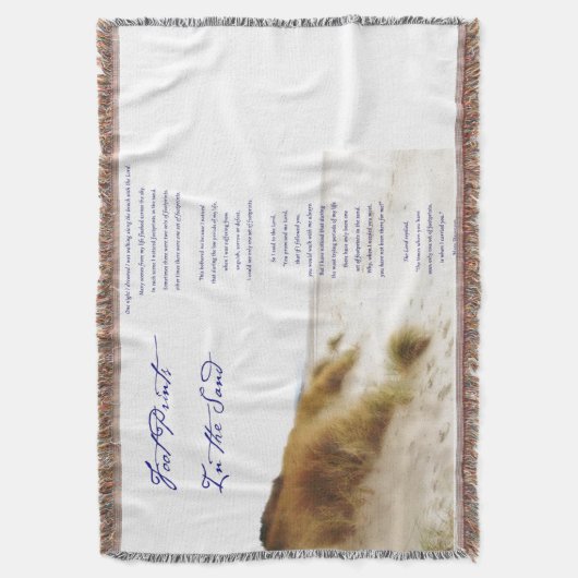 Couverture empreintes dans le sable (devant Vertical)