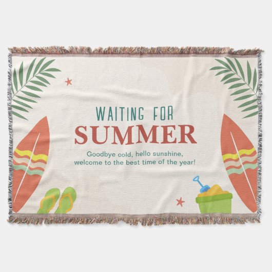 Couverture En attendant le plaisir de la plage d'été (Devant)