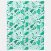 couverture en cachemire vert (Devant)