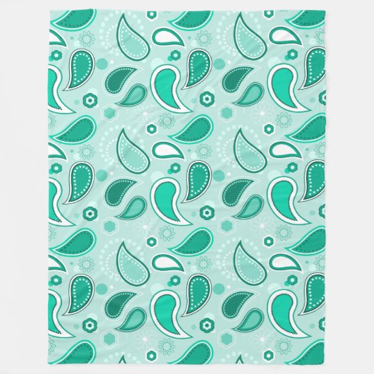 couverture en cachemire vert (Devant)