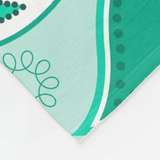 couverture en cachemire vert (Coin)