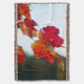 Couverture en coton de feuillage d'automne (devant Vertical)