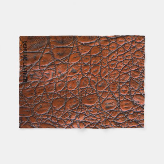 Couverture en cuir Brown clair (Devant (Horizontal))