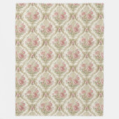 Couverture en Damas Florale raffinée Chic Elegant  (Devant)