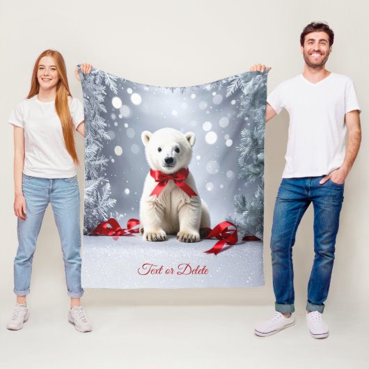 Couverture en fourrure d'ours polaire (En situation)
